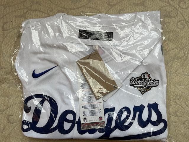 大谷翔平WBC2026出場/WS2025優勝記念パッチ付LimitedジャージＬ