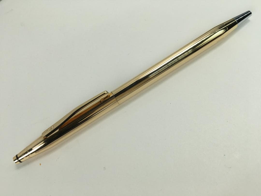 美品　クロスCROSS　クラシックセンチュリー　18K金張ボールペン　旧ロゴ箱付