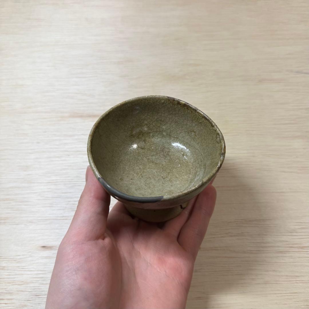 美濃 仏飯器 馬上盃 盃 江戸時代 御深井 古瀬戸 古美濃 古常滑 陶片 古美術