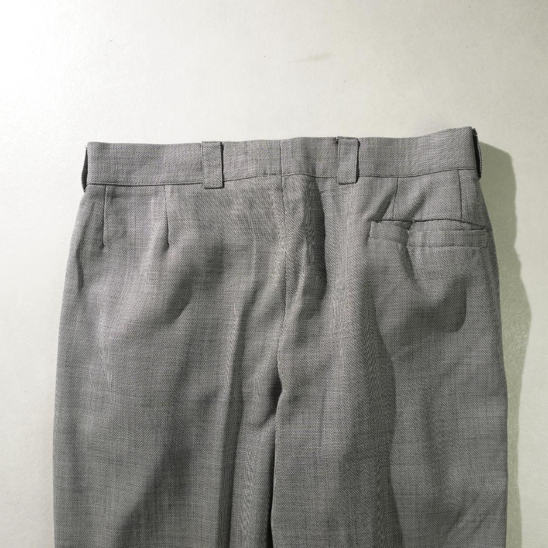 GIANNI VERSACE ダブル2タックスラックスパンツ グレー/TW274