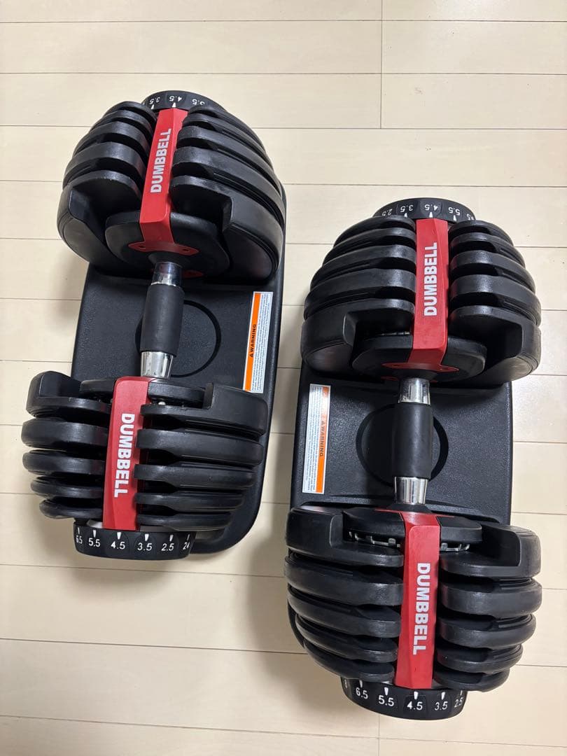 サバス　調整可能ダンベル ①DUMBBELL 2.5kg-24kg