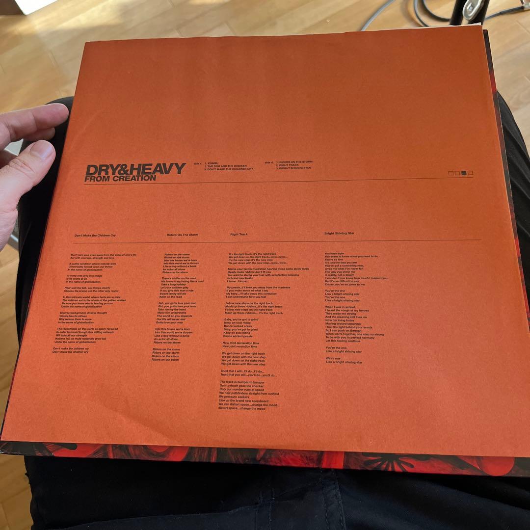 激レア DRY AND HEAVY / FROM CREATION レコード