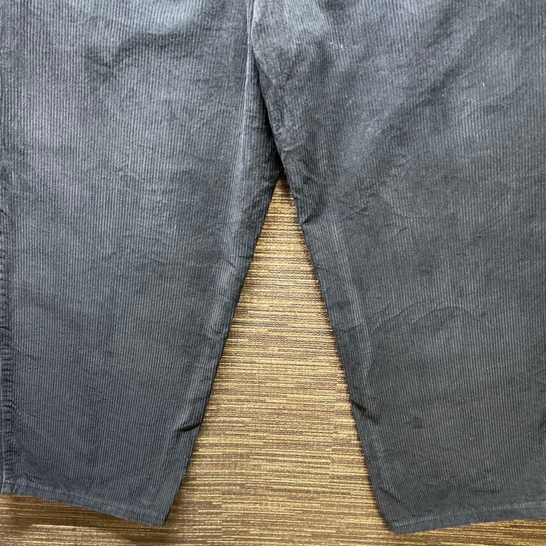 KINGSIZE W46 ブラック　コーディロイパンツ　古着　Y2K