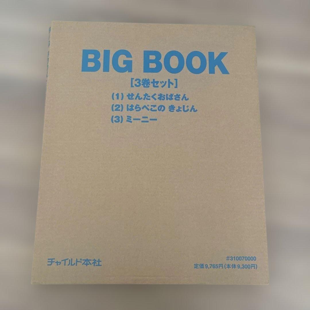 BIG BOOK3巻セット　ミーニー せんたくおばさん はらぺこのきょじん