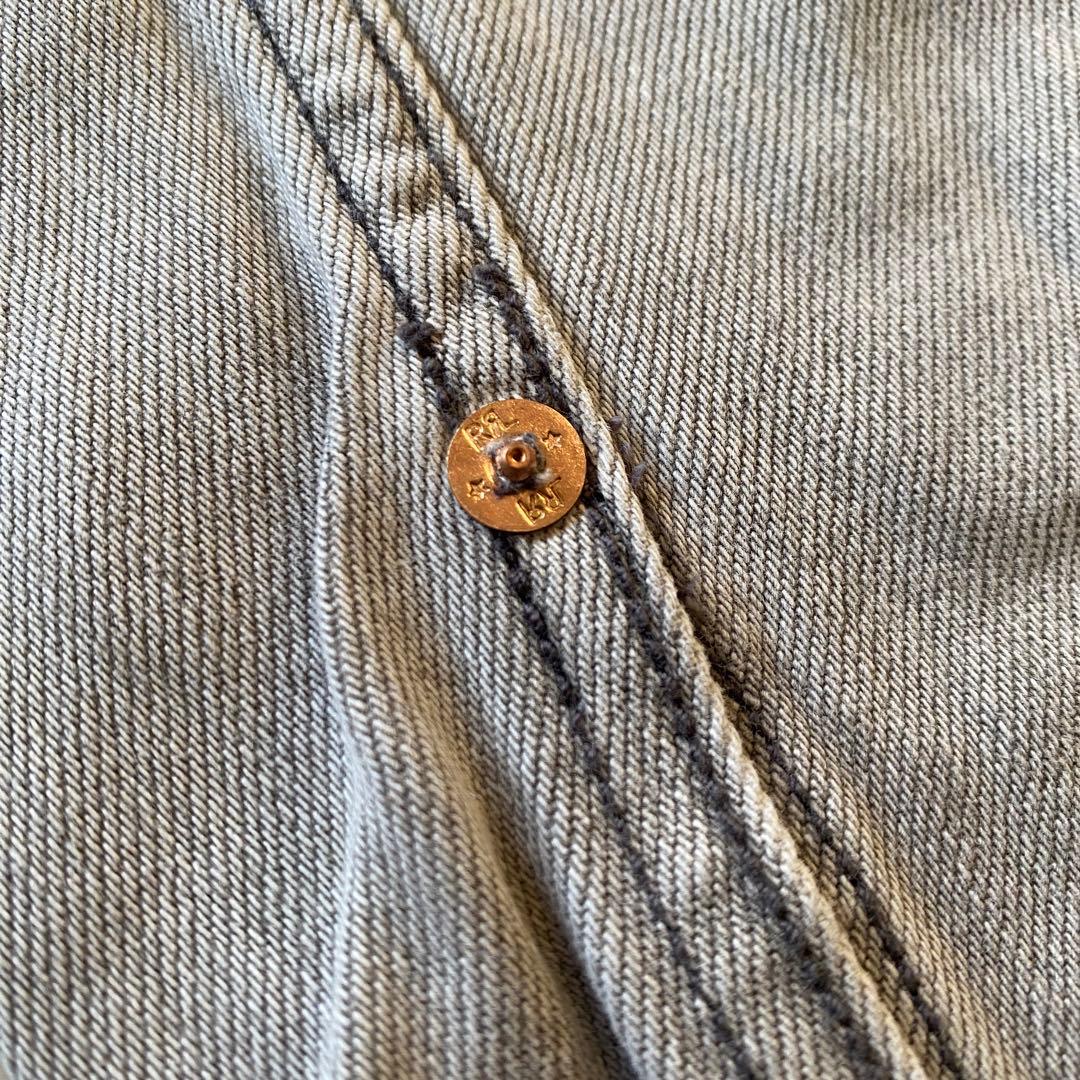 レア RRL ダブルアールエル デニムジャケット Gジャン 刺繍