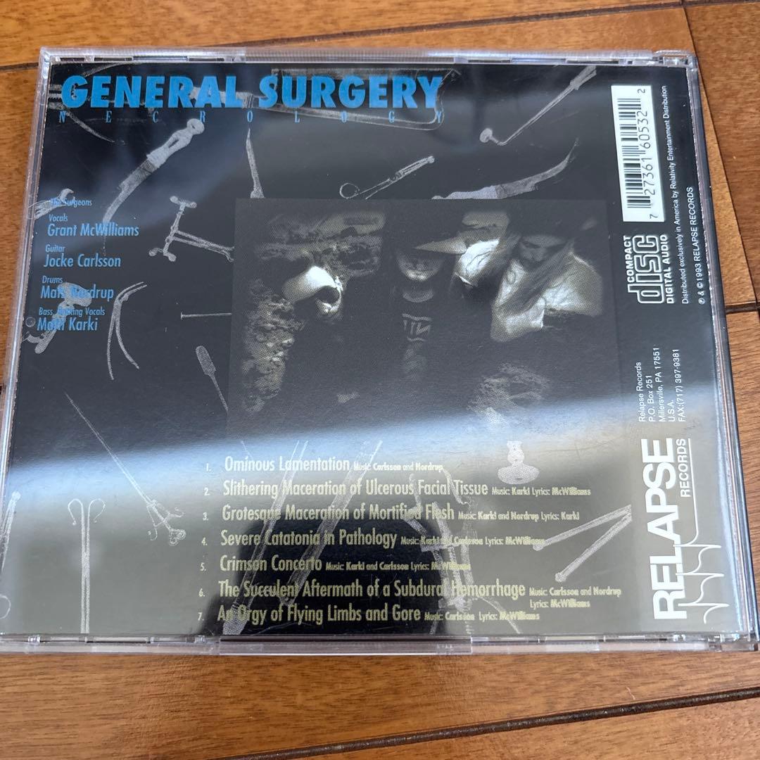 洋楽 General Surgery Necrology
