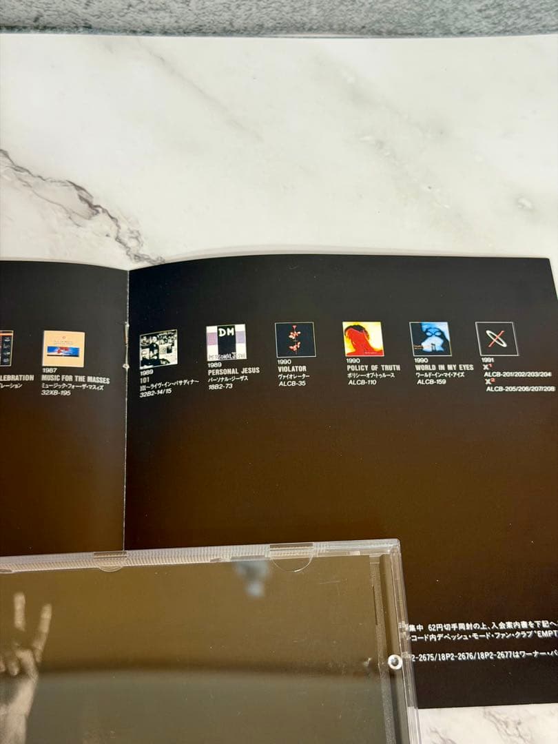 Depeche Mode X1 デペッシュモード X1 日本限定 4CD BOX