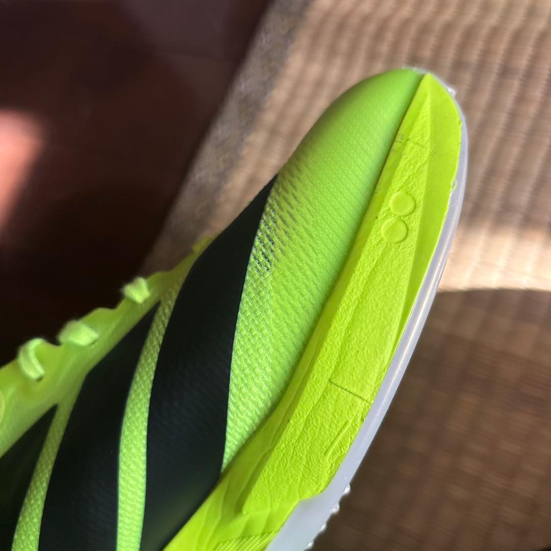 adidas primeSP4 スパイクシューズ 蛍光イエロー
