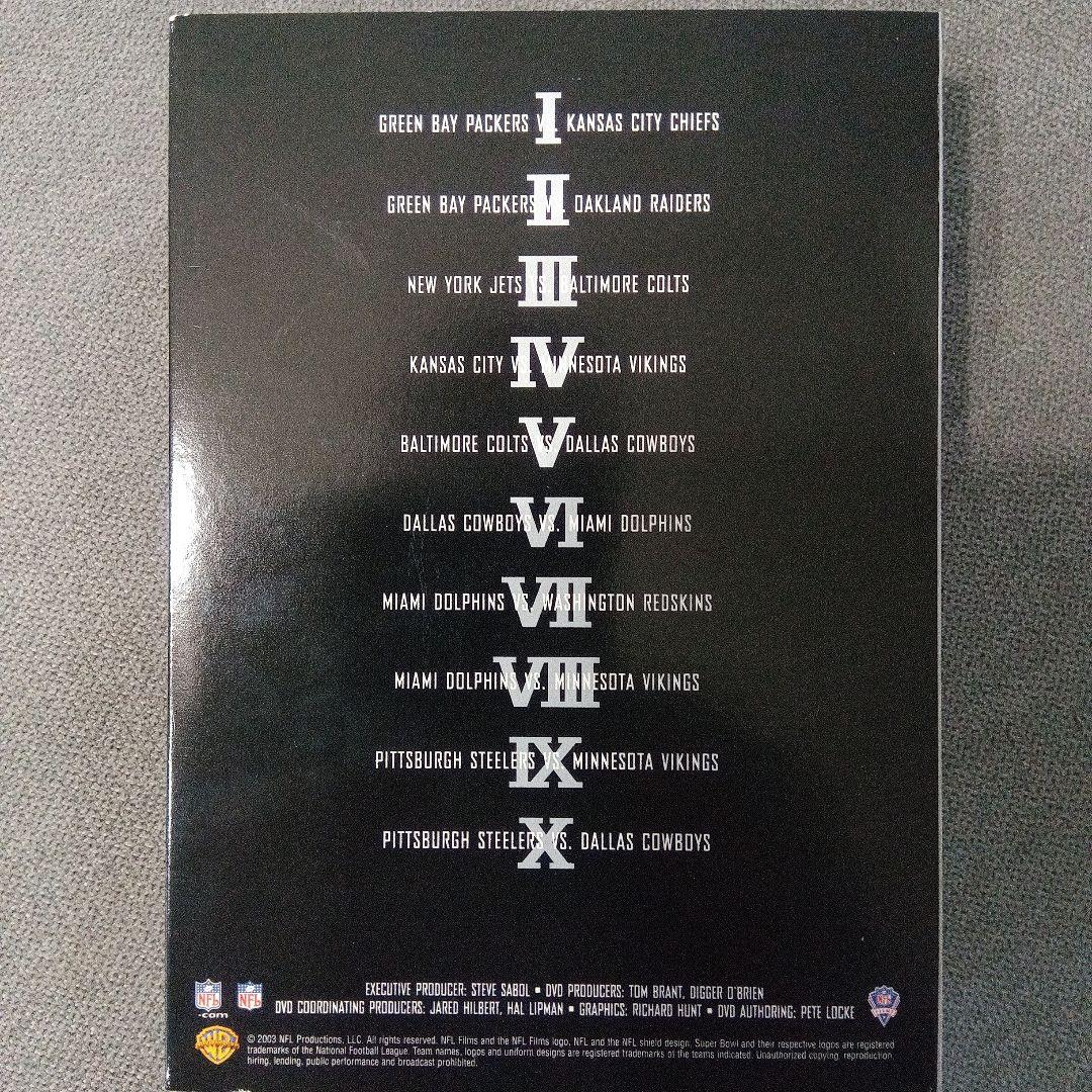 スポーツ・フィットネス NFL Super Bowl I-X DVD Collector's Set