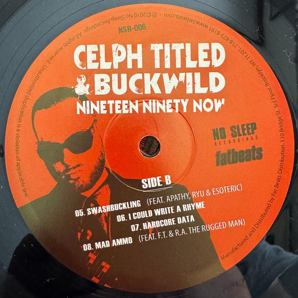 洋楽 Celph Titled&Buckwild Nineteen Ninety ..