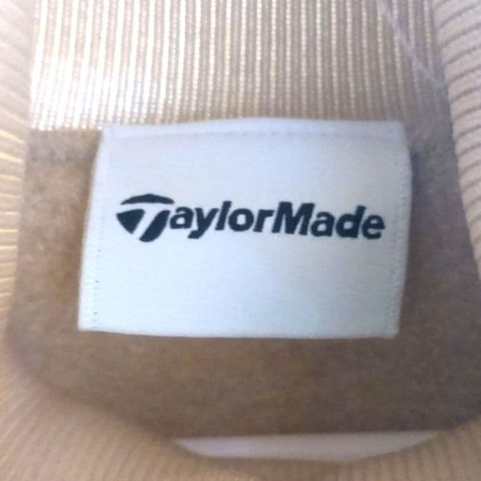 新品タグ付 TaylorMade マルチボーダー裏起毛 タートルネックニット S