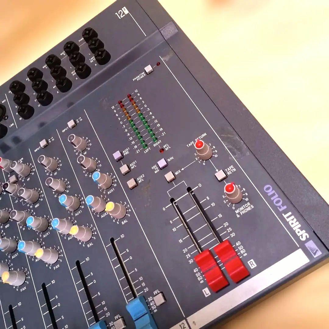 Soundcraft spirit folio 12/2 アナログ卓　 英国製