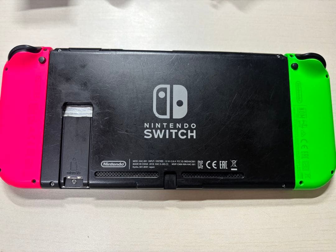 Nintendo Switch本体ネオピンク充電器　USBメモリ付き