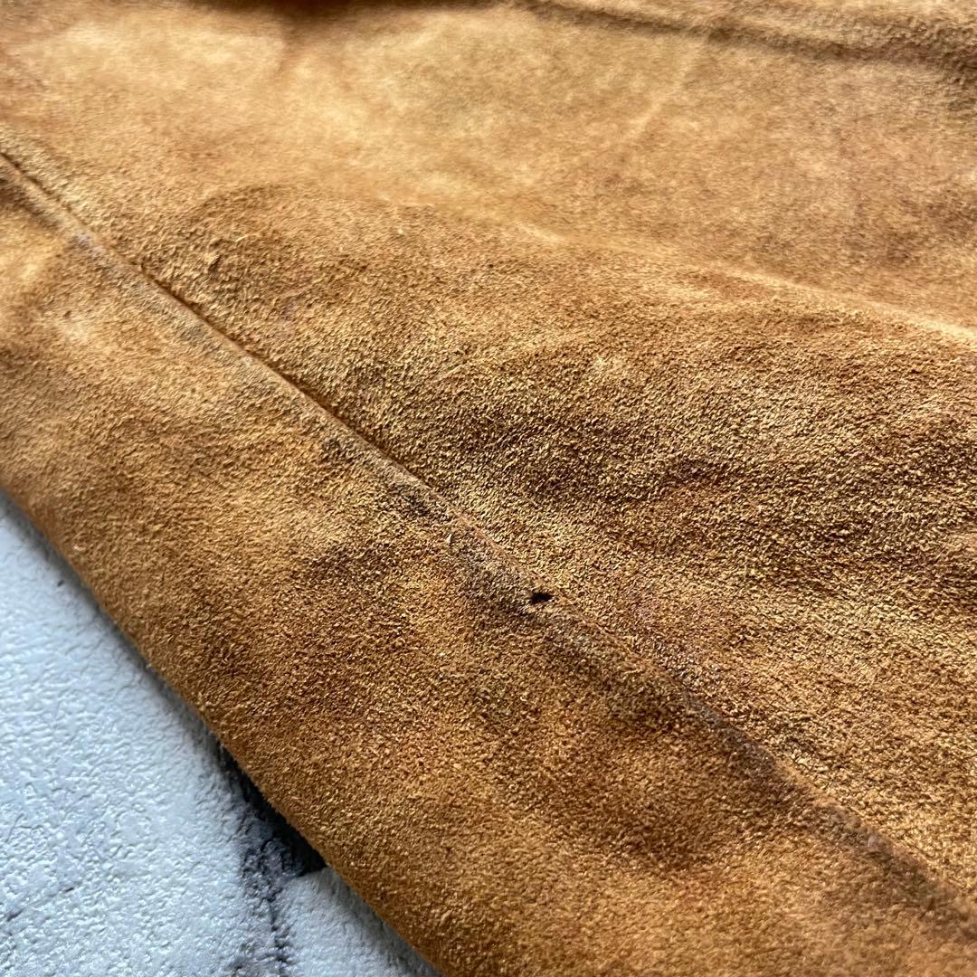 ジャケット・アウター Italy Suede Leather Bomber Jacket 50