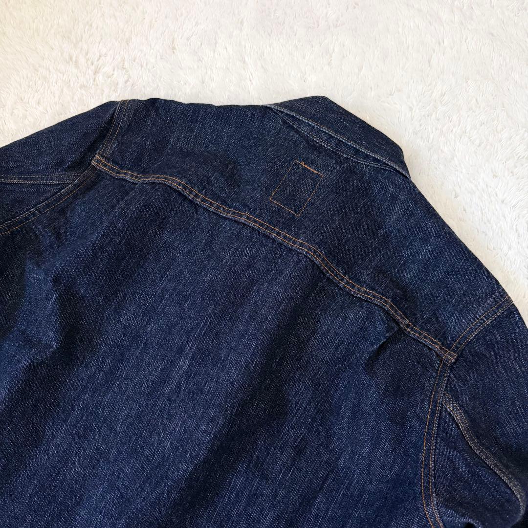 未使用級✨ GAP 25AW ヘビーウェイト デニムジャケット 2nd L 濃紺