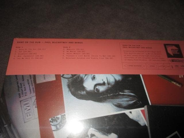 洋楽 Paul McCartney & Wings Band on the Run