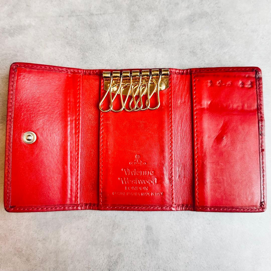 Vivienne Westwood オーブ　チェック　柄　キーケース