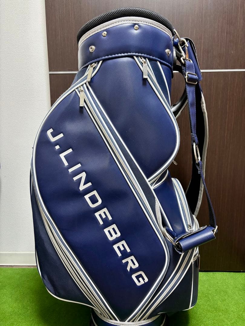 【最終値下げ】Jリンドバーグ J LINDEBERG キャディバッグ ネイビー