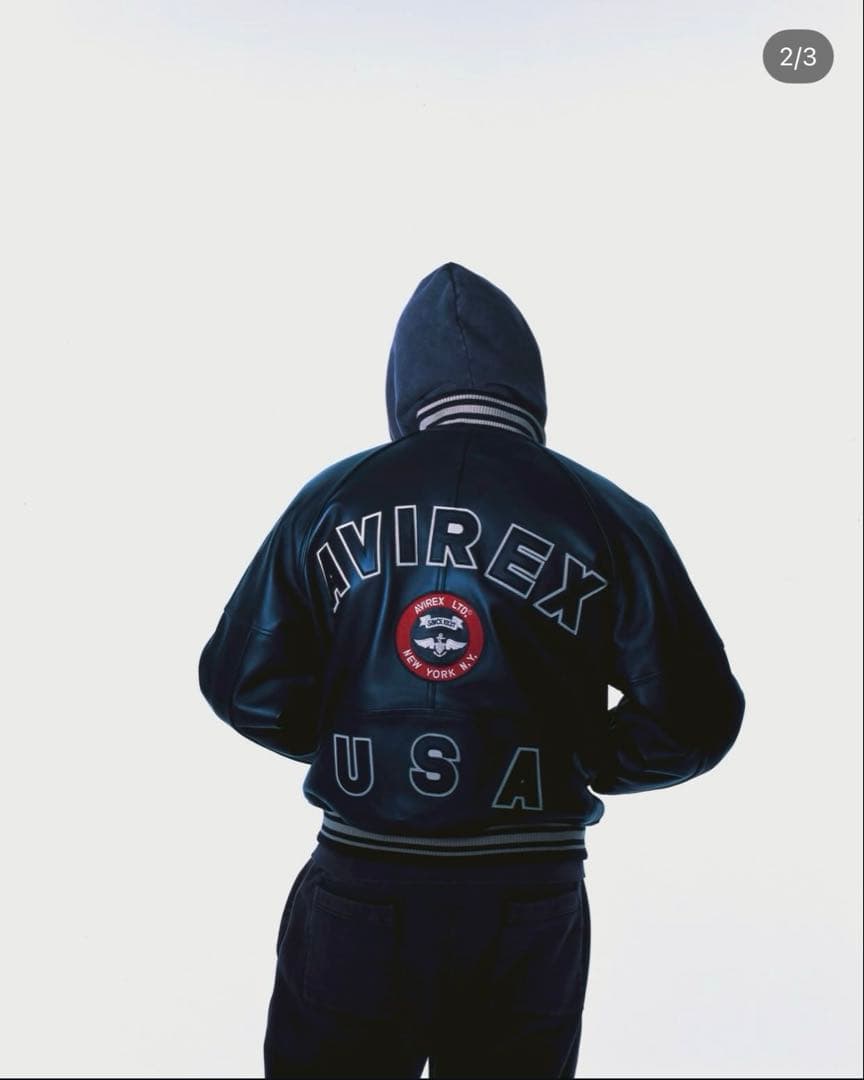 【美品!!】AVIREX VARSITY JACKETバーシティ ジャケット