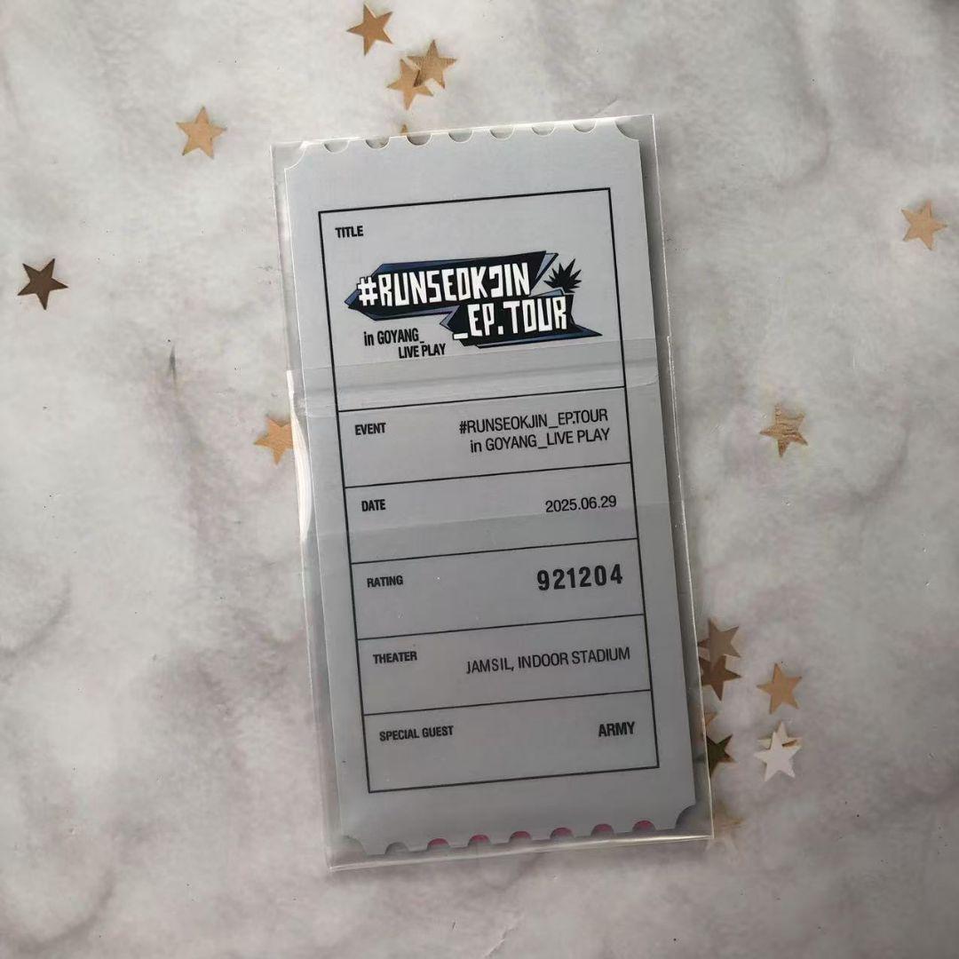 RUNSEOKJIN_EP.TOUR 韓国 LIVE PLAY 6/29 トレカ
