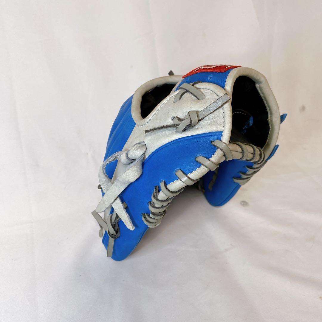 美品　レア　ローリングス　今岡誠モデル　一般軟式用　内野手用グローブ　ブルー　青