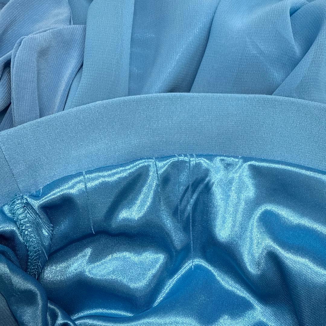 Y5769【クリエイトサン】★M ロイヤルブルー セットアップ 社交ダンス
