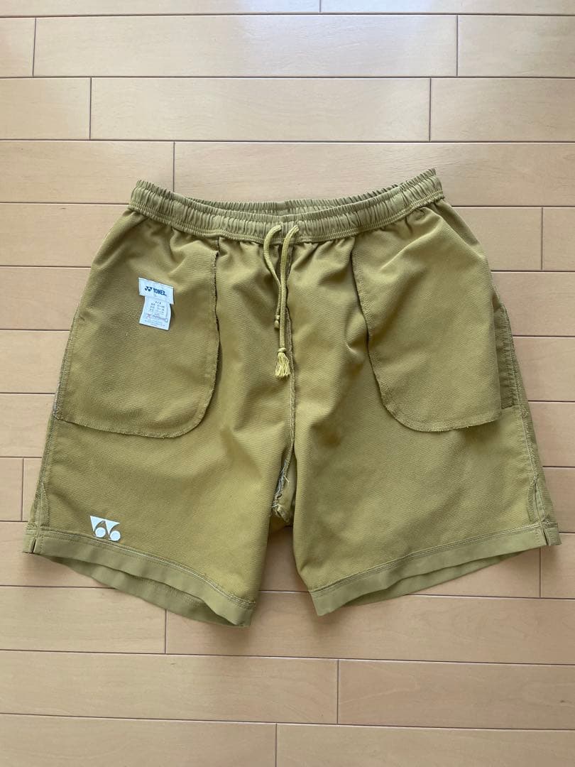YONEXヨネックス　ハーフパンツ　Mサイズ　キャメルゴールド　金