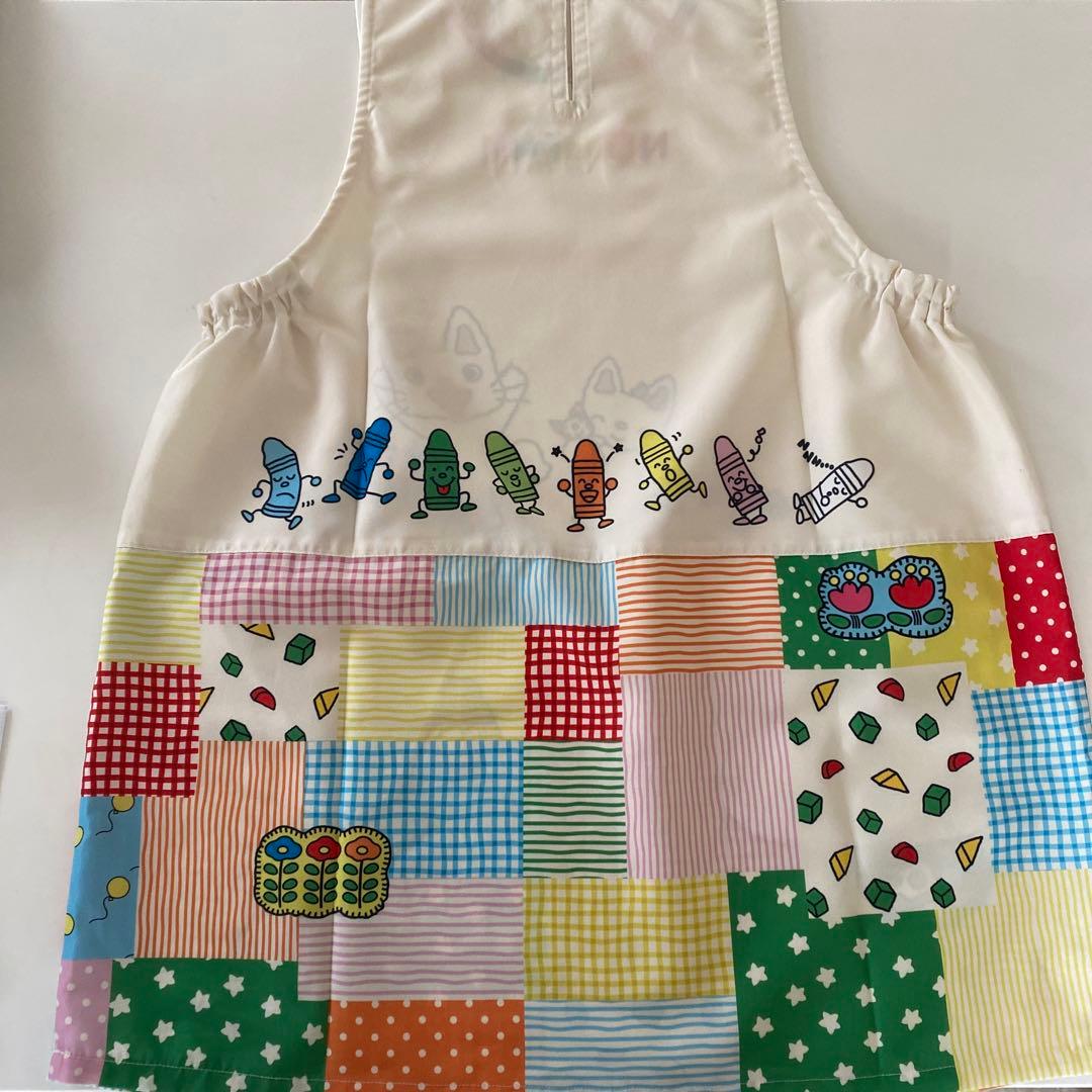 完売品　レア　ノンタンエプロン　保育士エプロン　学研　幼稚園