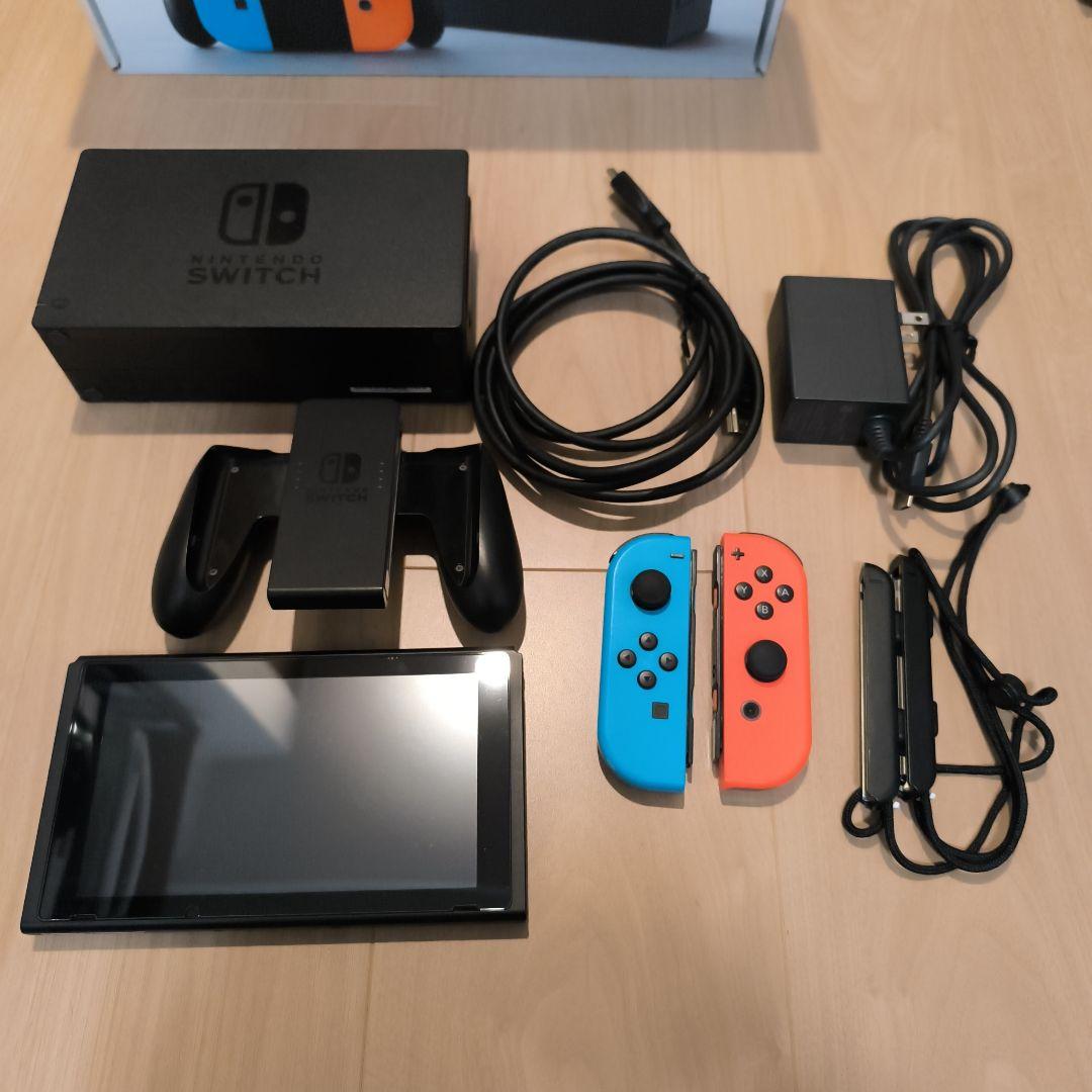 Nintendo Switch 本体 新品ガラスフィルム貼付済