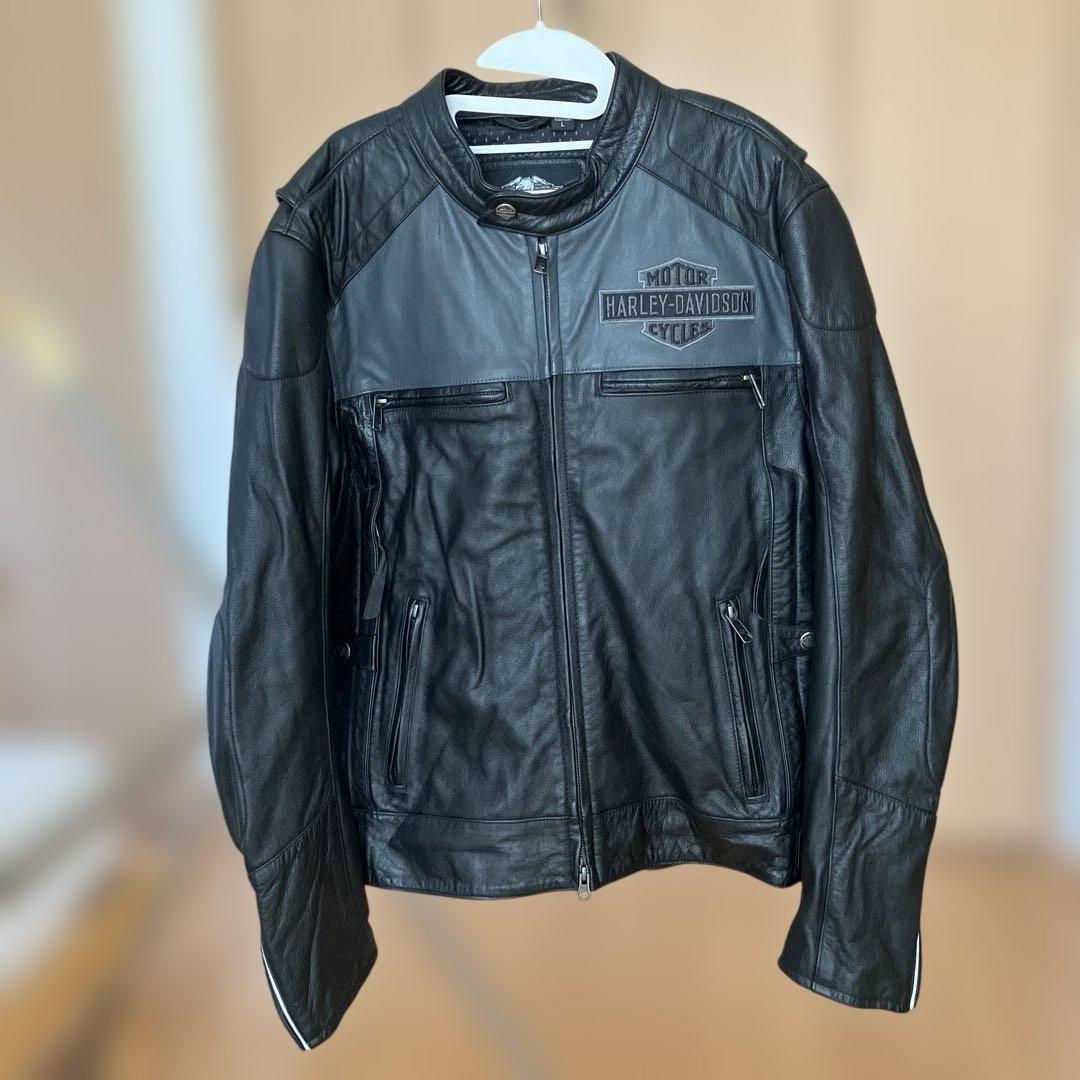 HARLEY DAVIDSON シングルライダースジャケットＬ