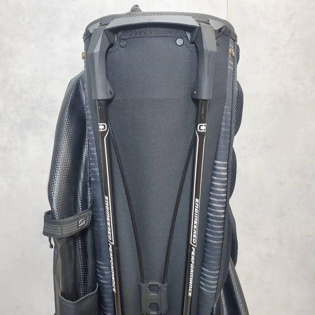 OGIO キャディバッグ スタンド式 ブラック 軽量 多機能 収納豊富 ゴルフ