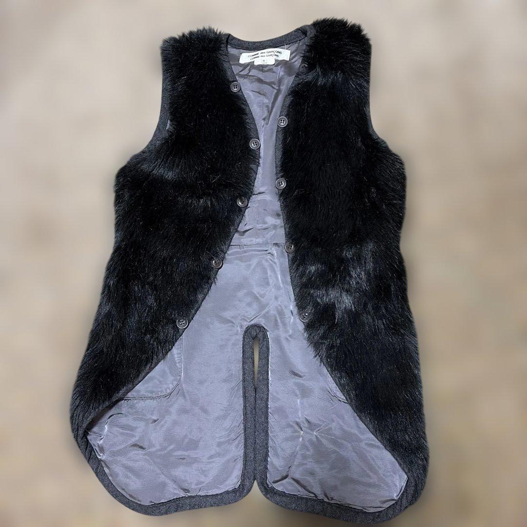 COMME des GARÇONS ブラックファーベスト Sサイズ