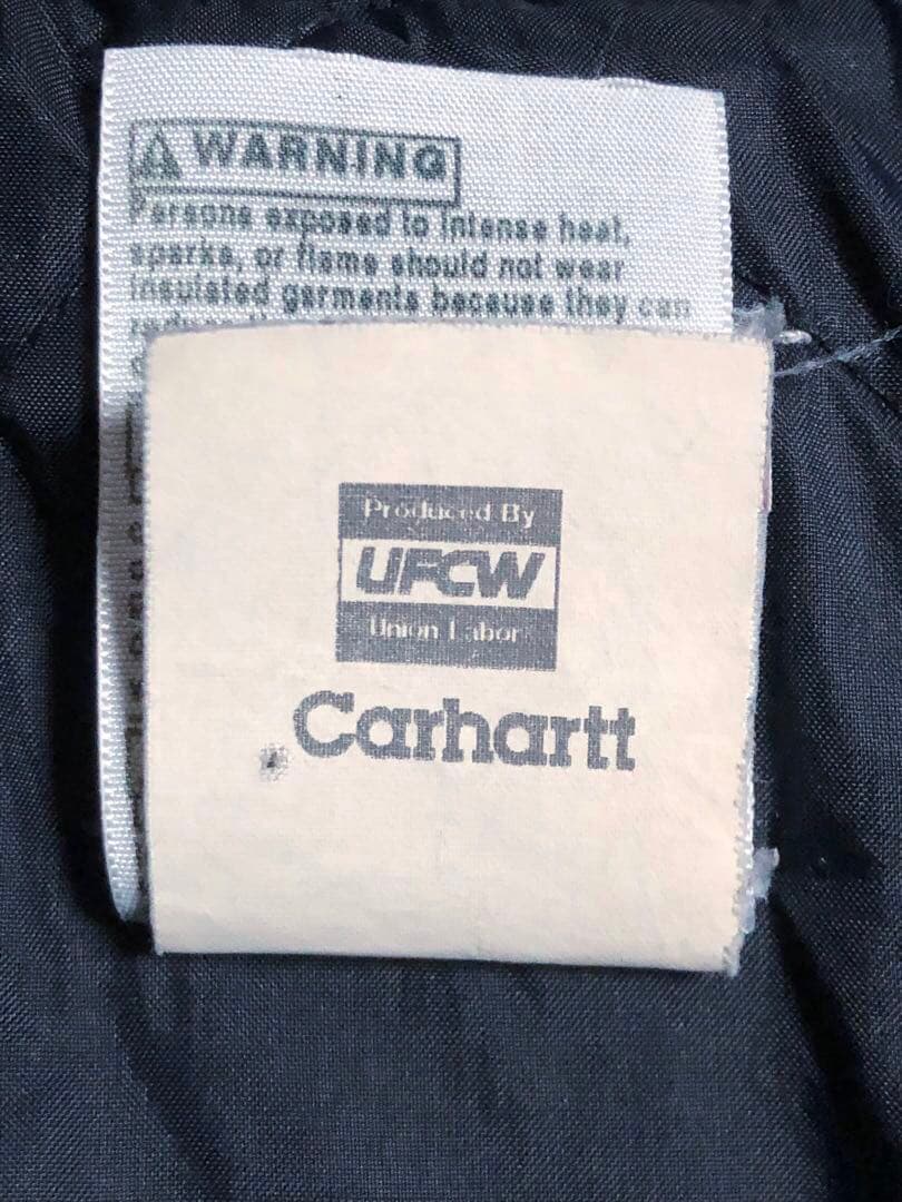 希少★ Carhartt カーハート　ダックベスト　XL 濃紺　ネイビー　MDT