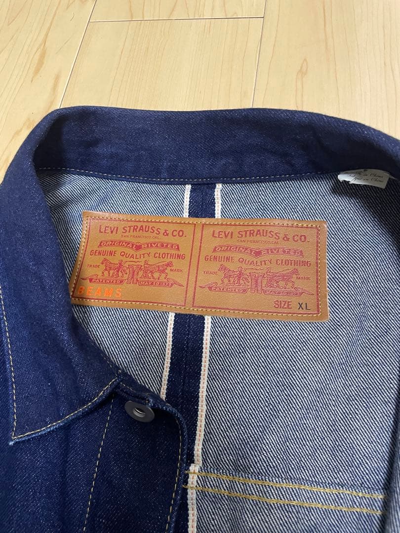 LEVI’S × BEAMS SUPER WIDE V2 TRUCKER XL