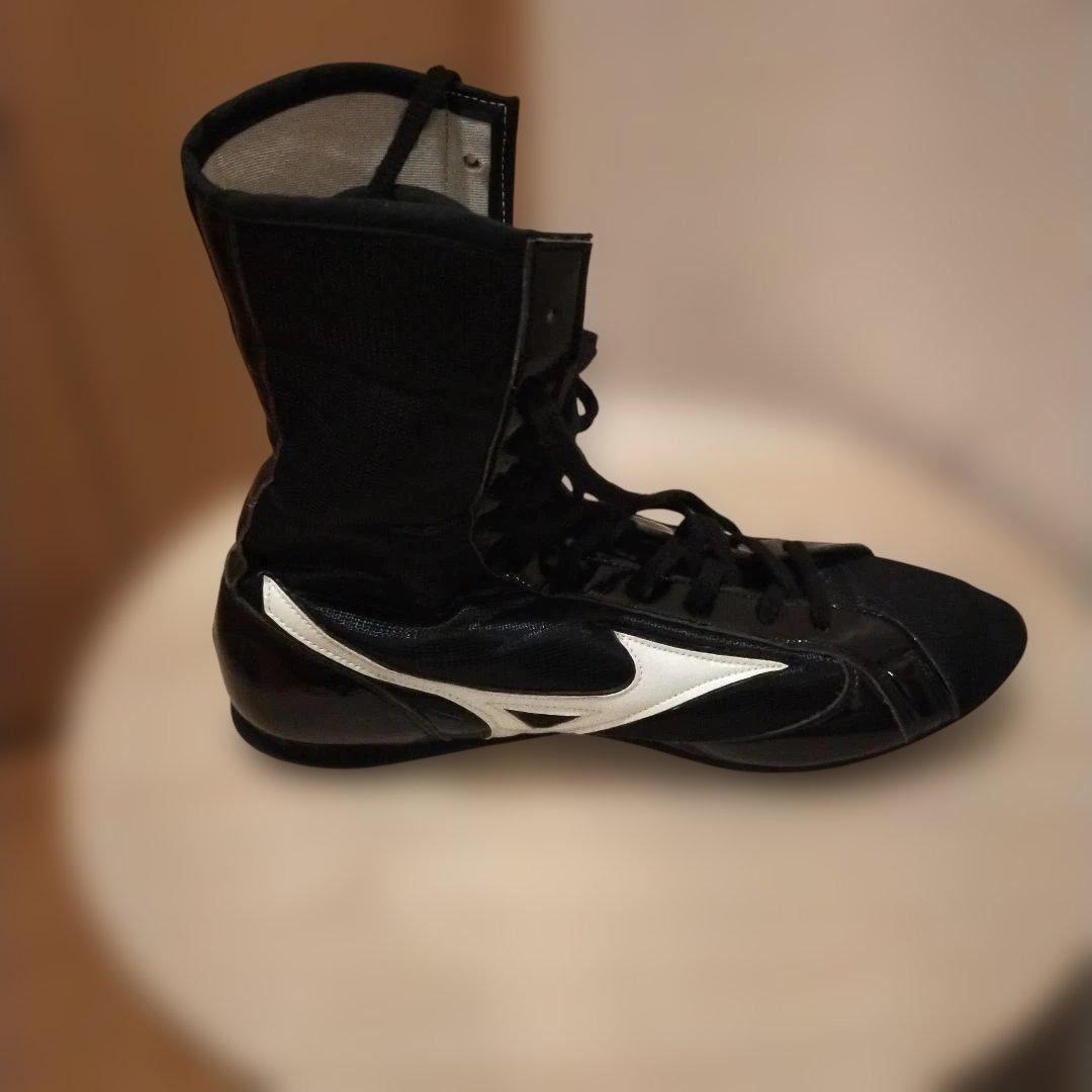 【希少】Mizuno ボクシングシューズ フィニッシャー黒/白