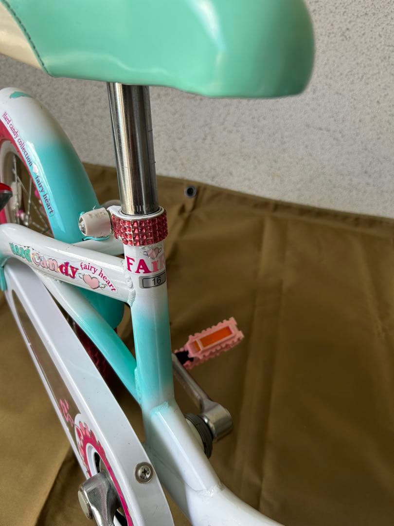 【値引】16インチ　Hard Candy補助輪付　【引取り限定】京都市左京区