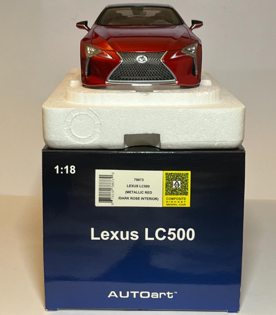 オートアート 78873 1/18 Lexus LC500 レッド 車体美品