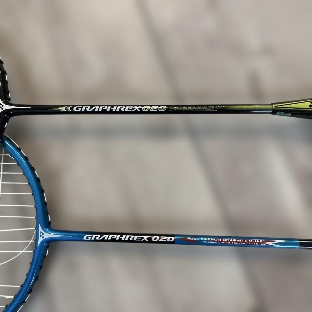 YONEX GRAPHREX 020 バドミントンラケットフルカーボンケース付き