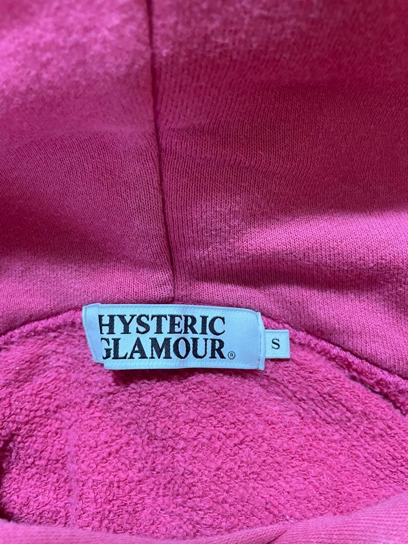 HYSTERIC GLAMOUR ヒステリックグラマー ピンク パーカー S