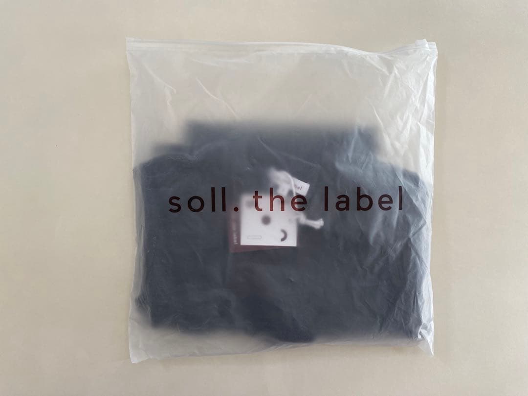 トップス soll. the label terry set charcoal