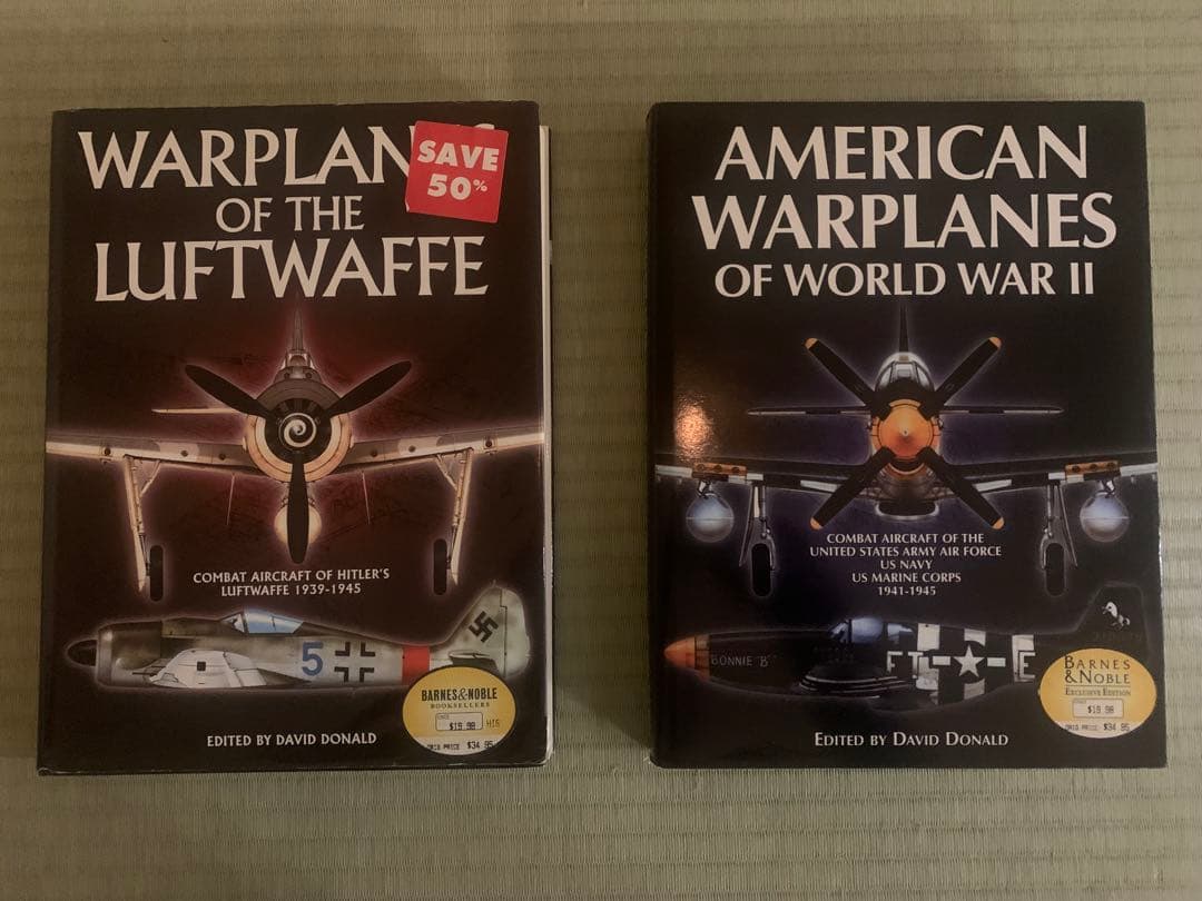 WARPLANES OF THE LUFTWAFFE 他1冊　写真集