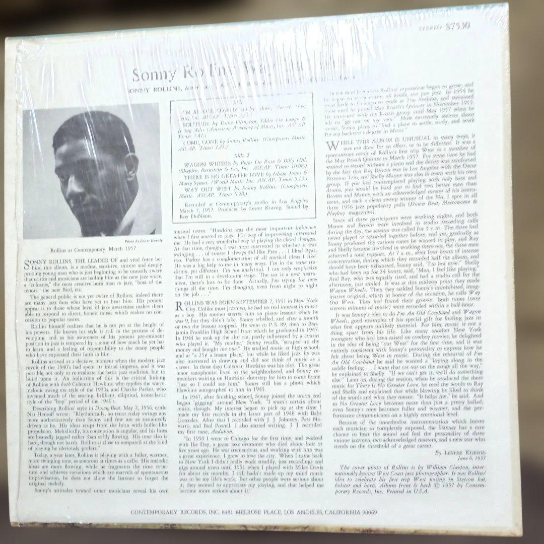 Sonny Rollins 輸入盤　contemporary盤　深緑２枚セット