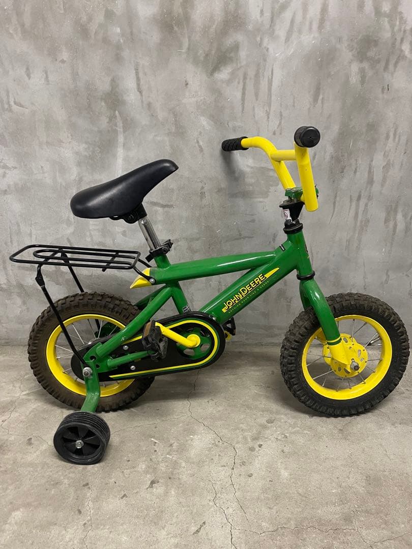 John Deere ジョンディア　子供　自転車　補助輪　付き