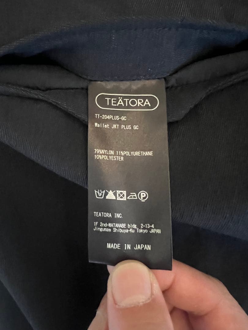 ジャケット・アウター TEATORA WALLET JACKET PLUS GC NIGHTSIZE2