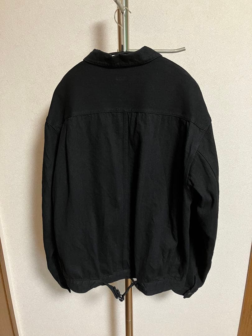 美品COMOLI デニムジャケットブラックsize4