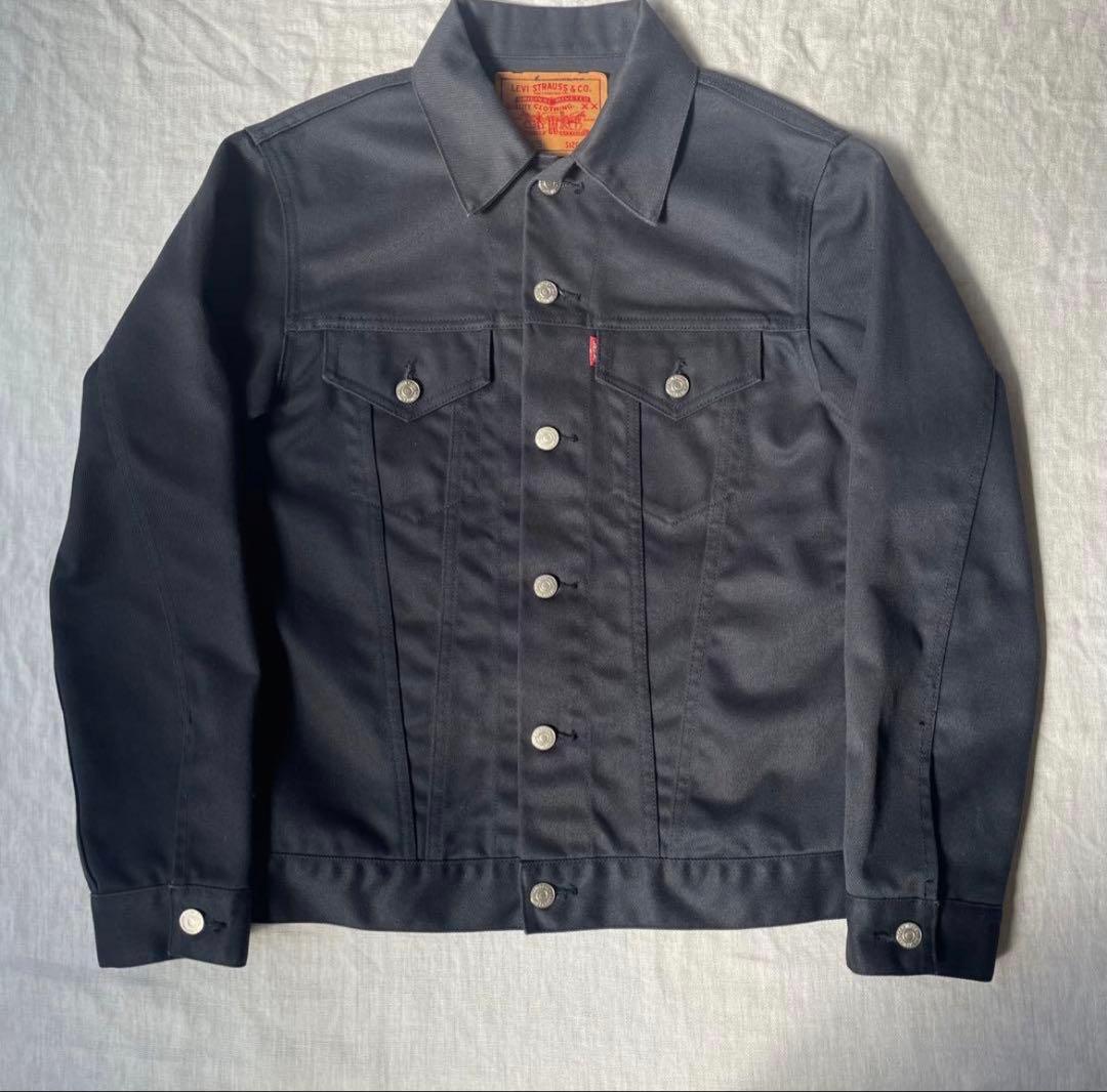 LEVIS 3rd 70505 ブラック トラッカージャケット サード 38