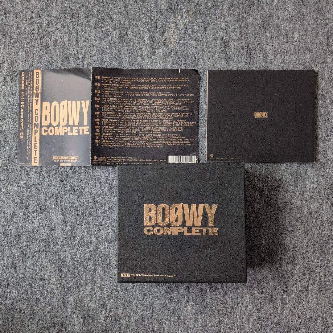 BOOWY COMPLETE BOφWY　コンプリート 　☆極美品☆