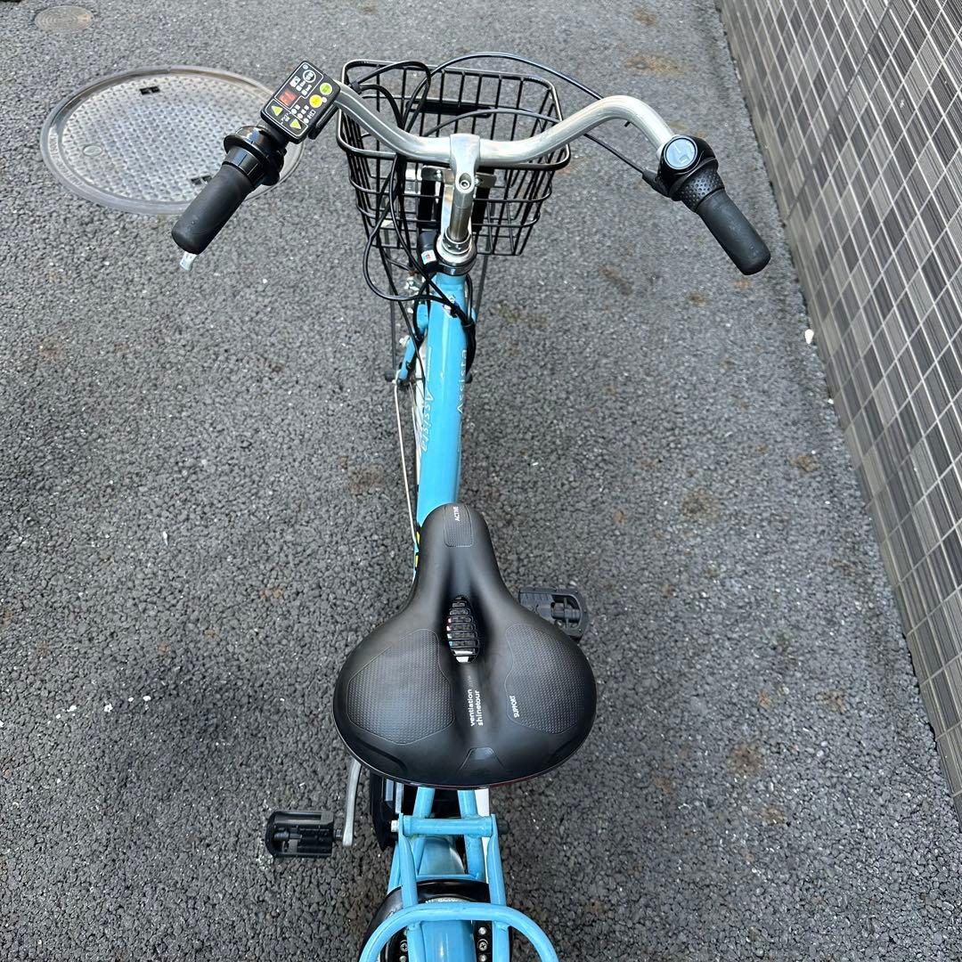 最終価格　ブリヂストン　電動自転車　アシスタ　24インチ　前カゴ付き