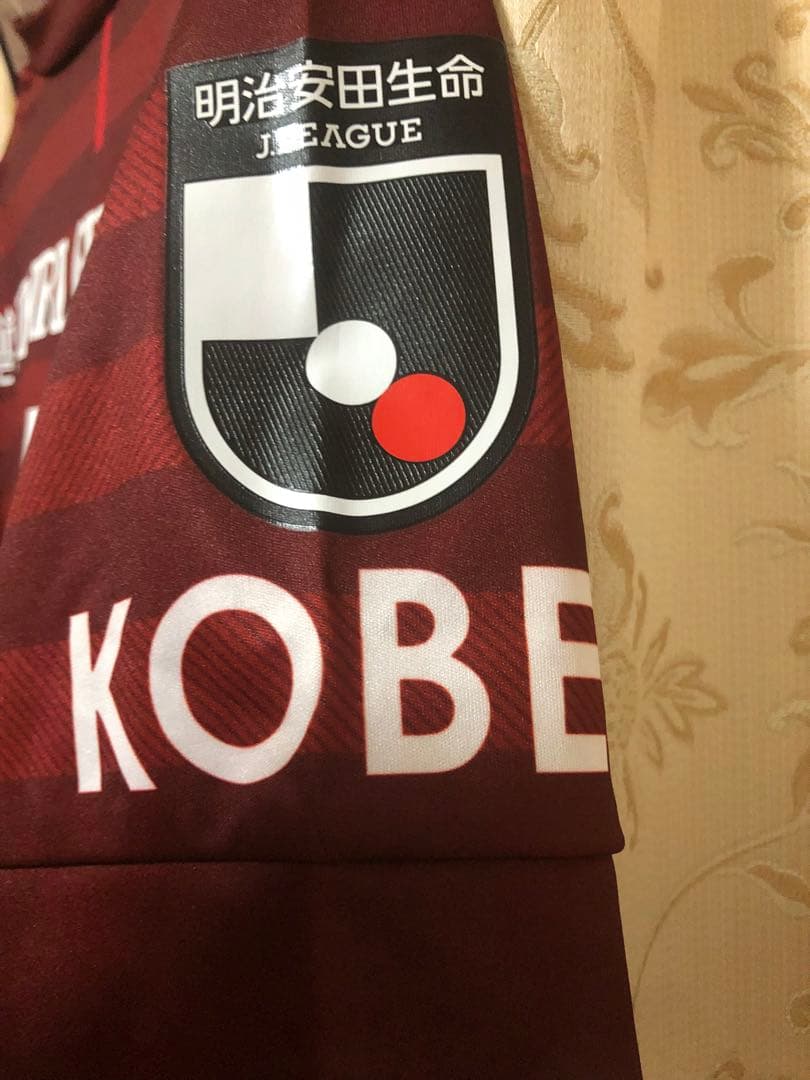タグあり[アシックス]ヴィッセル神戸2019 ダビド・ビジャ 現役ラストモデル