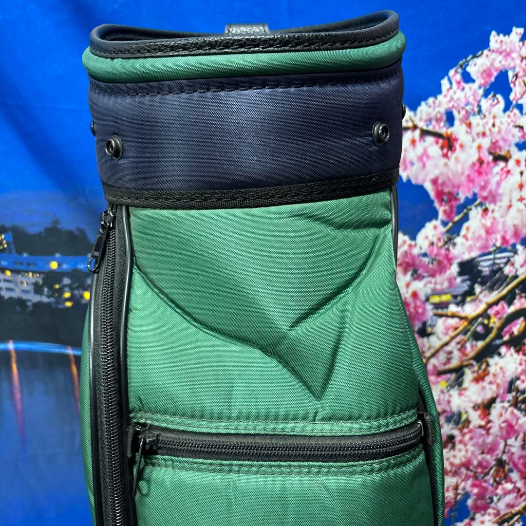 寶BX-1230 パーリーゲイツ カート型 キャディバッグ 軽量 グリーン